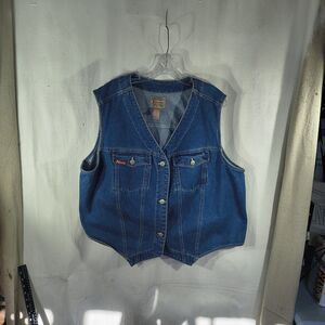 Kikomo Women's Size 20 Denim Jean Vest
